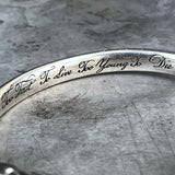 Too Fast To Live Bracelet