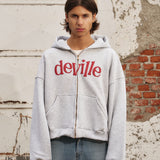 Light Grey Zip Hoodie