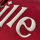 FADED RED ZIP HOODIE