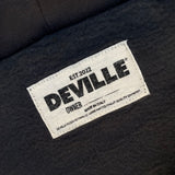 FADED BLACK ZIP HOODIE