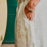Star Linen Pants