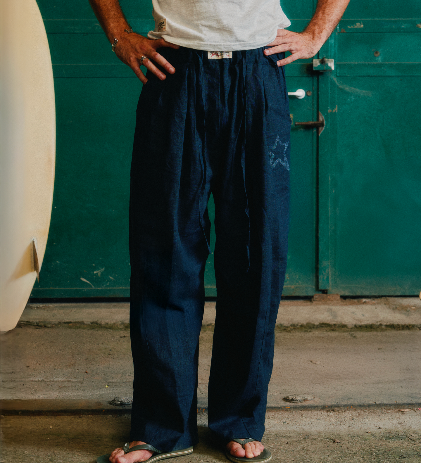 Star Linen Pants
