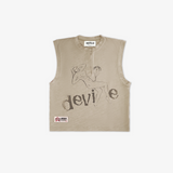 Cream Slub Tank