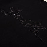 Black Waffle Thermal Raglan