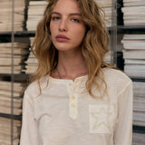 White Serafino Long Sleeve