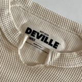Cream Waffle Thermal Raglan