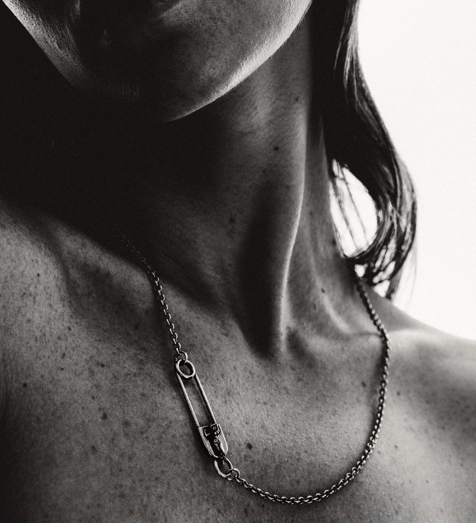 Cowgirl Pin Necklace