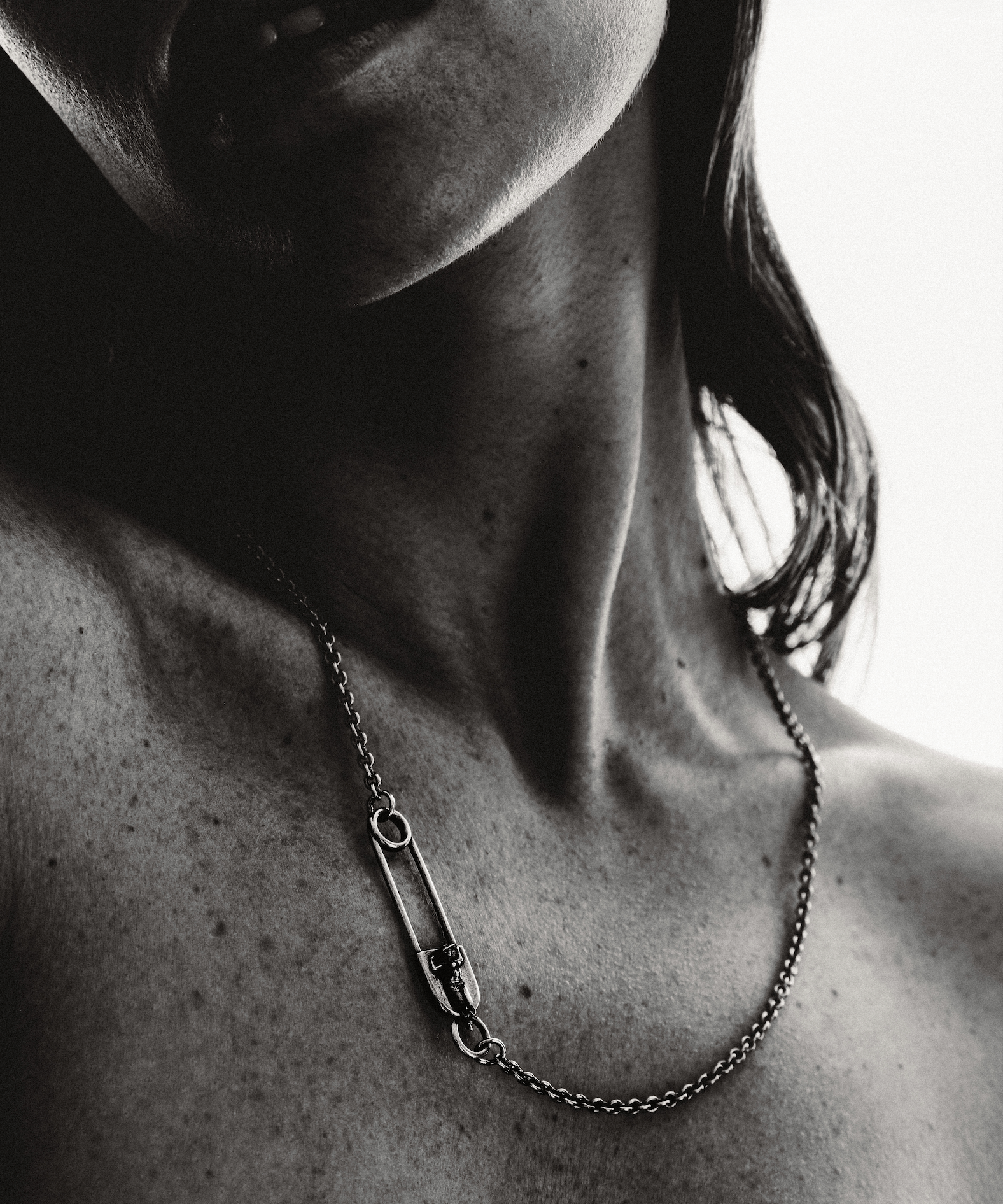 Cowgirl Pin Necklace