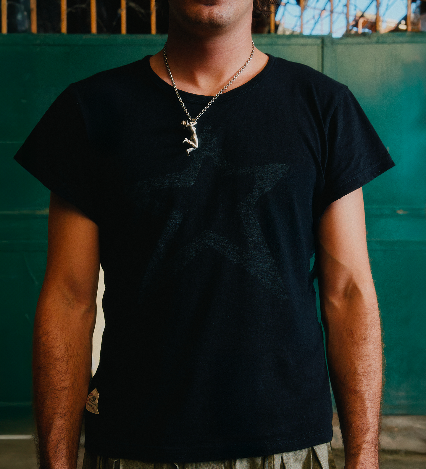 Black Star Slub Tee